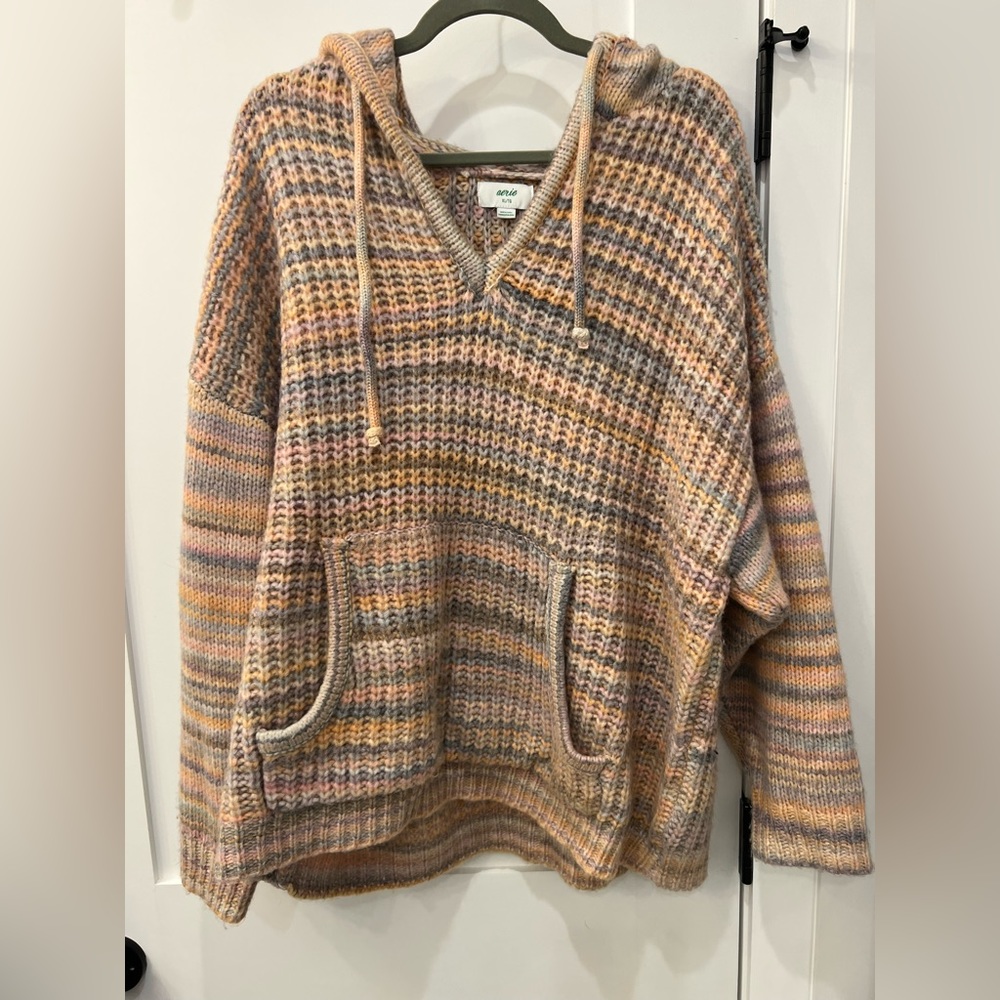 Oversized sweater hoodie be Aerie
